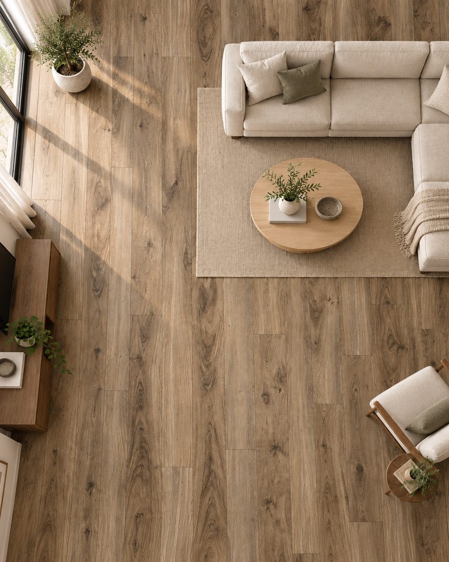 Emberwood SPC flooring in a room